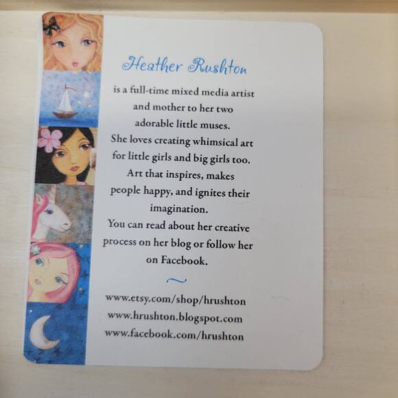 Heather Rushton "Be Fearless" Snow Boarding Paper Collage Art Work - Picture 6 of 8